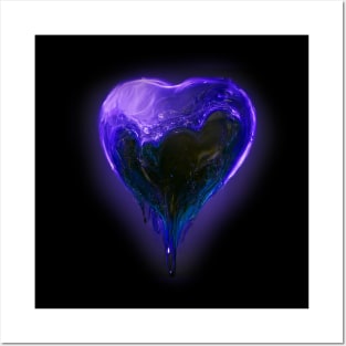 Indigo Heart Posters and Art